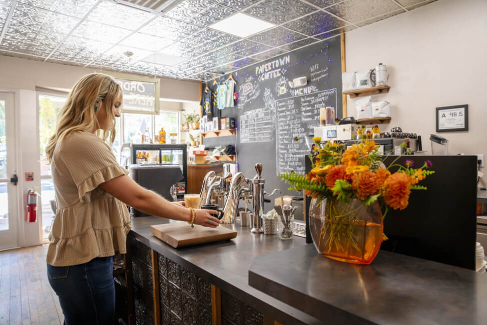 Papertown Coffee in Canton North Carolina